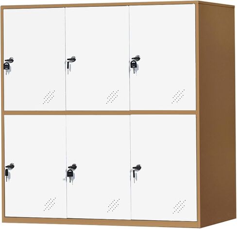 MECOLOR Storage Locker for Employee, Metal Locker for Office,Gym lockers, Lockable Steel Locker for Home… (Full White, 9D) in Saudi Arabia