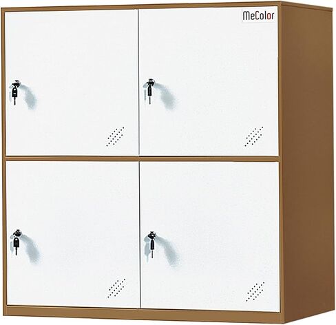 MECOLOR Storage Locker for Employee, Metal Locker for Office,Gym lockers, Lockable Steel Locker for Home… (Full White, 9D) in Saudi Arabia