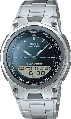 Casio AW80 Series | Men’s Analog-Digital Watch | 50M Water Resistance | Multi Alarms | 100 SEC Stopwatch | Countdown Timer | World Map for World Time | LED Light | LC Display | 10 Year Battery in Saudi Arabia