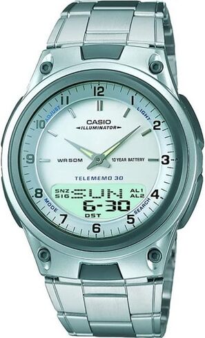 Casio AW80 Series | Men’s Analog-Digital Watch | 50M Water Resistance | Multi Alarms | 100 SEC Stopwatch | Countdown Timer | World Map for World Time | LED Light | LC Display | 10 Year Battery in Saudi Arabia