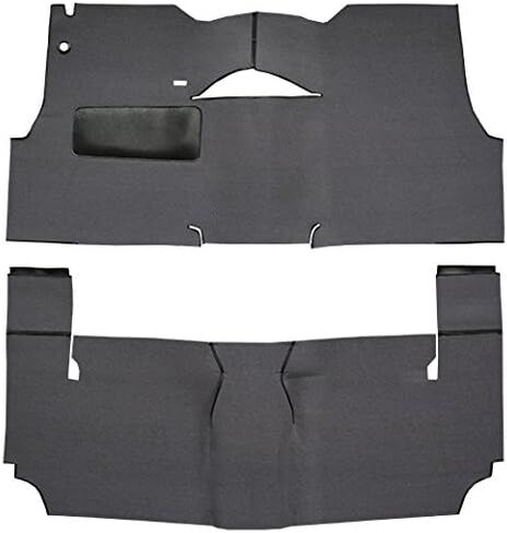 Black Loop Cut and Sewn Replacement Carpet Compatible with 1955 Chevy Bel Air 2 Door Hardtop with Bench Seat in Saudi Arabia