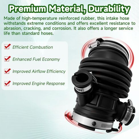 696-169 165769N00C خرطوم دخول الهواء للمحرك متوافق مع نيسان ماكسيما 2009 2010 2011 2012 2013 2014 2015، 3.5L-V6 in Kuwait