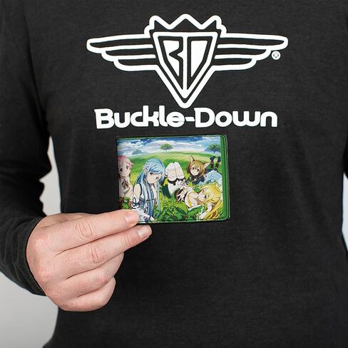 Buckle-Down Sword Art Online Wallet, Bifold, Sword Art Online Dengeki Bunko Magazine Girls Scenes, Vegan Leather in Saudi Arabia