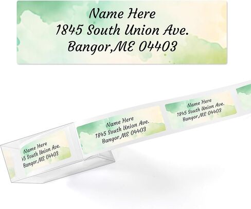 Personalized Return Address Labels, Color Images, Non-Woven Film - a roll of 120/250 in Saudi Arabia