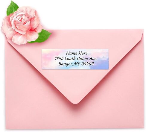 Personalized Return Address Labels, Color Images, Non-Woven Film - a roll of 120/250 in Saudi Arabia