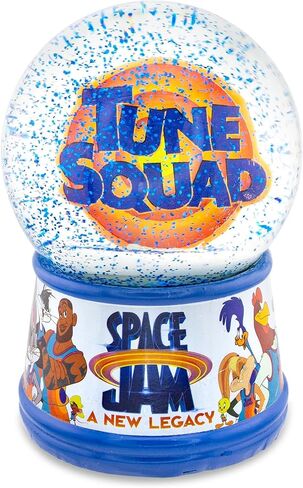 Silver Buffalo Space Jam: A New Legacy Tune Squad 4-Inch Mini Snow Globe with Swirling Glitter Display Piece in Saudi Arabia