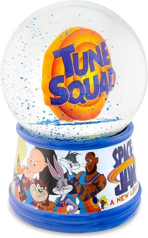 Silver Buffalo Space Jam: A New Legacy Tune Squad 4-Inch Mini Snow Globe with Swirling Glitter Display Piece in Saudi Arabia