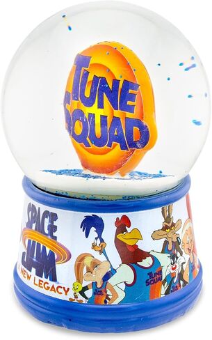 Silver Buffalo Space Jam: A New Legacy Tune Squad 4-Inch Mini Snow Globe with Swirling Glitter Display Piece in Saudi Arabia