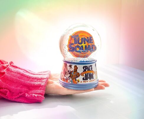 Silver Buffalo Space Jam: A New Legacy Tune Squad 4-Inch Mini Snow Globe with Swirling Glitter Display Piece in Saudi Arabia