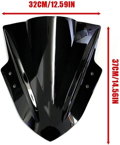 For KAWASAKI For Ninja 250 300 2013-2017 Motorcycle Windshield Windscreen Wind Deflector Motorbike Wind Screen(Transparent) in Saudi Arabia
