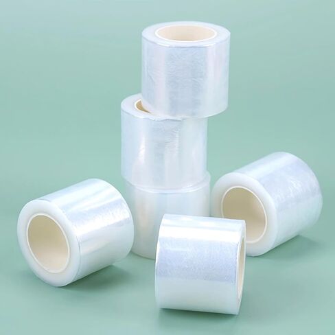 Mini Stretch Wrap for Bottle Sealing, 1.58in X 656ft Plastic Shrink Wraps Roll Heavy Duty Stretch Film Packing for Bottles Cans Seal Packing in Saudi Arabia