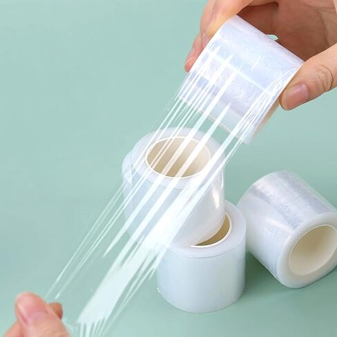 Mini Stretch Wrap for Bottle Sealing, 1.58in X 656ft Plastic Shrink Wraps Roll Heavy Duty Stretch Film Packing for Bottles Cans Seal Packing in Saudi Arabia