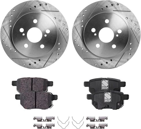 Replacement Rear Brake Disc and Pad Kit fits Pontiac Vibe 2010 1.8L I4 in Saudi Arabia
