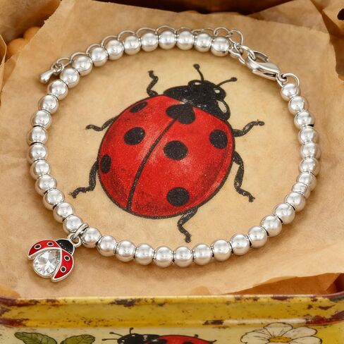 Ladybug Themed Gifts Bracelet for Women Jewelry Birthday Accessories Miraculous Ladybug Stuff in Saudi Arabia