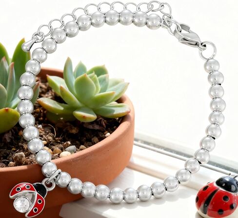 Ladybug Themed Gifts Bracelet for Women Jewelry Birthday Accessories Miraculous Ladybug Stuff in Saudi Arabia