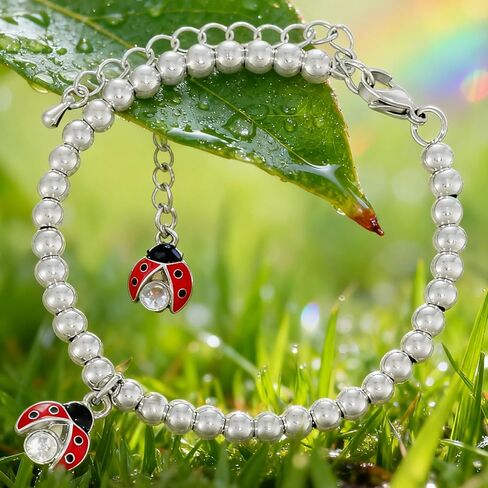 Ladybug Themed Gifts Bracelet for Women Jewelry Birthday Accessories Miraculous Ladybug Stuff in Saudi Arabia