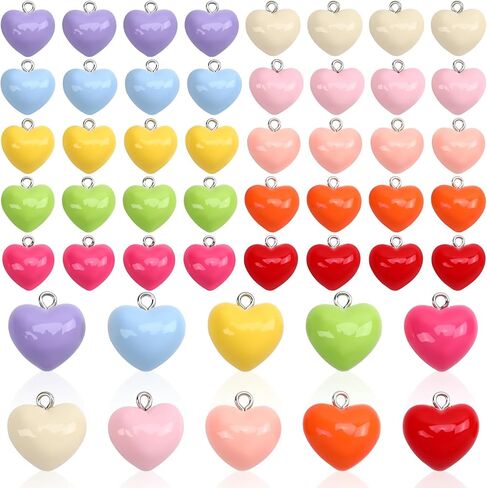Augshy Mushroom Charms, 64 Pcs Mushroom Resin Charm Beads Ornament Glow in The Dark Pendant for DIY Bracelet Necklace Jewelry Making in Kuwait