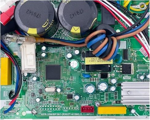 تستخدم متوافقة مع لوحة تحكم مكيف الهواء ميديا ​​KFR-35W/BP3N1-(RX62T + 41560).D.13.WP2-1 PCB 17122000002718 أجزاء تكييف in Kuwait