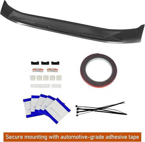 Hooke Road Bronco Hood Protector for 2021-2026 Ford Bronco (Excludes Sport) | Stone Guard & Bug Deflector with Amber LED Lights in Saudi Arabia