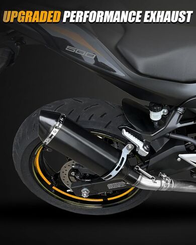 Exhaust Muffler Carbon Fiber 1.5-2"Inlet with Removable DB Killer for Street/Sport Motorcycles and Scooters with 38-51mm Diameter Exhaust Pipes (Black) in Saudi Arabia