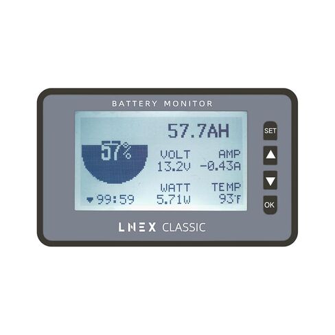 شاشة بطارية 500 أمبير مع تحويلة، شاشة RV ملونة مقاس 3 بوصات مع إنذار قابل للبرمجة لـ 8-120 فولت Lifepo4، ليثيوم، جل، بطارية مغمورة in Kuwait