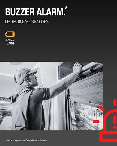 شاشة بطارية 500 أمبير مع تحويلة، شاشة RV ملونة مقاس 3 بوصات مع إنذار قابل للبرمجة لـ 8-120 فولت Lifepo4، ليثيوم، جل، بطارية مغمورة in Kuwait