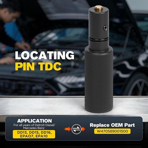 مجموعة أدوات توقيت عمود الحدبات للمحرك DD13 DD15 DD16 متوافقة مع محرك الديزل ديترويت TDC أداة ضبط الفرامل أداة حظر أداة استبدال مقبس خط الوقود W47058090900 W470589104000 in Kuwait