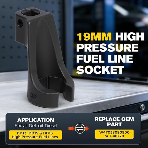 مجموعة أدوات توقيت عمود الحدبات للمحرك DD13 DD15 DD16 متوافقة مع محرك الديزل ديترويت TDC أداة ضبط الفرامل أداة حظر أداة استبدال مقبس خط الوقود W47058090900 W470589104000 in Kuwait