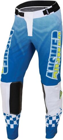 Answer Racing A22.5 Elite Revolution Youth Off-Road Motorcycle Pants - White/Blue / 26 in Saudi Arabia