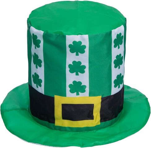 قبعة شامروك البرسيم لعيد القديس باتريك، قبعة خضراء أيرلندية، قبعة الجني، إكسسوارات تنكرية للبالغين من الرجال والنساء in Kuwait