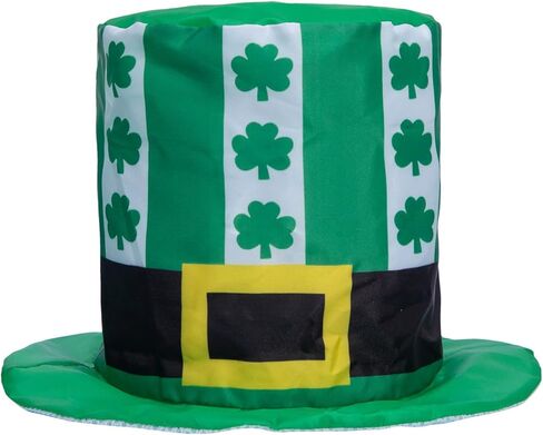 قبعة شامروك البرسيم لعيد القديس باتريك، قبعة خضراء أيرلندية، قبعة الجني، إكسسوارات تنكرية للبالغين من الرجال والنساء in Kuwait
