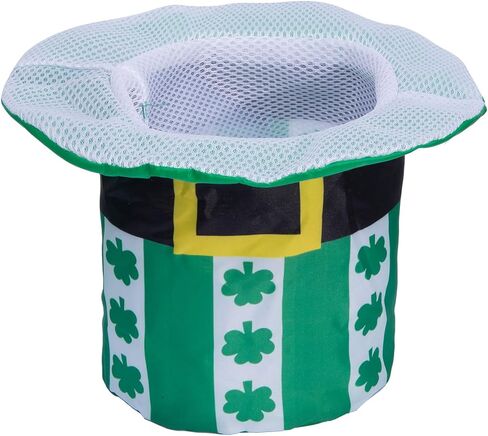 قبعة شامروك البرسيم لعيد القديس باتريك، قبعة خضراء أيرلندية، قبعة الجني، إكسسوارات تنكرية للبالغين من الرجال والنساء in Kuwait