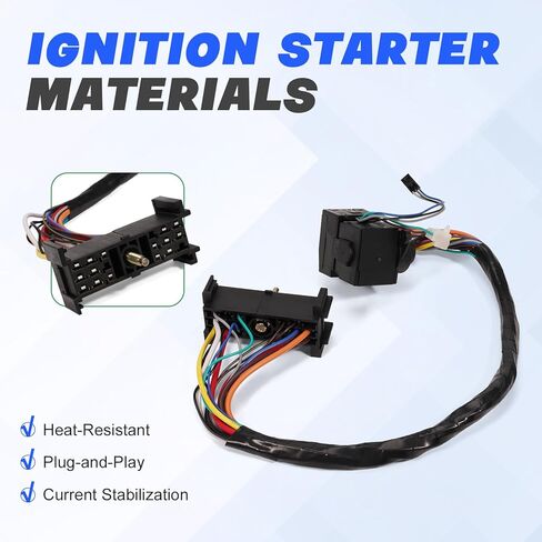 Ignition Starter Switch Lock Cylinder Assembly w/ 2 Keys Compatible with 2000 2001 2002 2003 2004 2005 Chevrolet Astro/Express 1500 2500 3500, GMC Safari/Savana 1500 2500 3500 in Kuwait