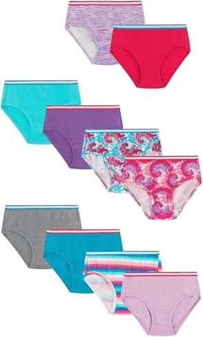 ملابس داخلية للفتيات من Hanes Sparkle، 10 قطع، 16، متنوعة in Saudi Arabia