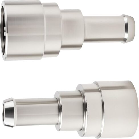 2 Pack Stainless Steel Heater Hose Connector 800-409, Heater Core Hose Fitting 3/4" Tube x 5/8" Hose, Replacement for 15792820, Compatible with Chevy GMC Ford Silverado Sierra Tahoe Yukon in Saudi Arabia