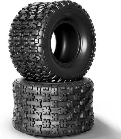 إطارات TRIBLE SIX مقاس 18x10-8 ATV/UTV، وإطارات الطين والمسارات مقاس 18x10x8 لجميع التضاريس، 4PR، بدون أنابيب، مجموعة من 2 in Saudi Arabia