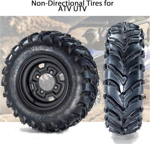 إطارات ATV مقاس 25 × 8 × 12، وإطارات وحافة لجميع التضاريس مقاس 25 × 8 × 12 لـ ATV UTV، 6 PR in Kuwait