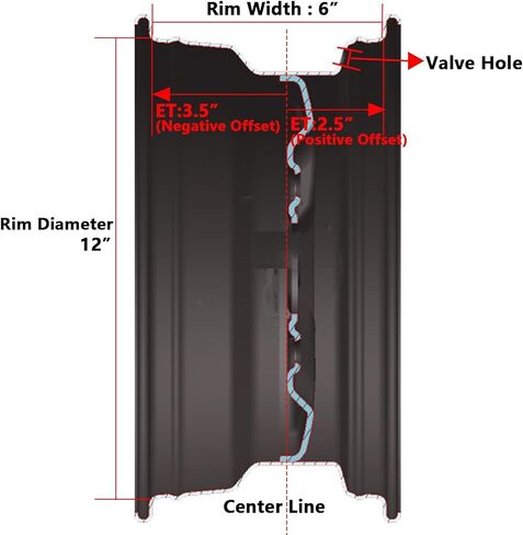 إطارات ATV مقاس 25 × 8 × 12، وإطارات وحافة لجميع التضاريس مقاس 25 × 8 × 12 لـ ATV UTV، 6 PR in Kuwait
