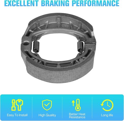Front Rear Brake Shoes for Honda QA50 ZB50 C70 CT70 SL70 XL75 EZ90 SL100 XL100 CT110 CH125 Elite CL125A CL125 Scrambler NH125 Aero XL125 CH150 XL70 XR75-2 Set in Saudi Arabia