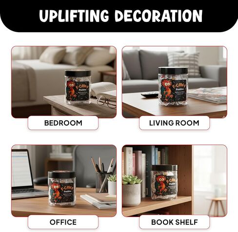 Positive F Caw F Jar with 60 Daily Affirmation Cards, F-Caw-F Gifts for Teens, White Elephant Gifts, Christmas Stocking Stuffer for Teen Girls, Teen Boys, Women, Men, Coworkers, Friends in Kuwait