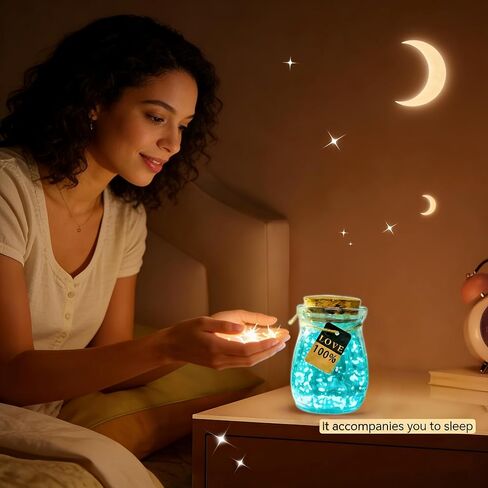 50 Blank Love Notes Memory Jar,Night Light positive jar,To My Mom Birthday Gifts Sentimental Keepsake,Meaningful Present for Women in Kuwait