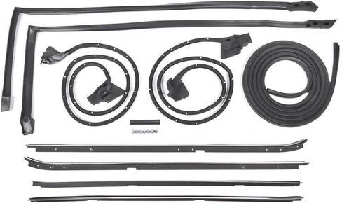 Weatherstripping Seal Kit Compatible with 1981-88 Regal Cutlass RWD 2 Door W Narrow in Saudi Arabia