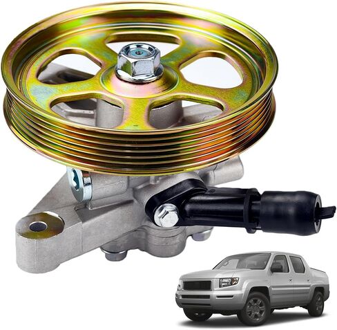 مضخة توجيه كهربائية مع بكرة V6 3.5L متوافقة مع Ridgeline RT RTL RTS RTX LX EX-L DX 2006 2007 2008 2009 2010 2011 21-5193 in Kuwait