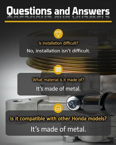 مضخة توجيه كهربائية مع بكرة V6 3.5L متوافقة مع Ridgeline RT RTL RTS RTX LX EX-L DX 2006 2007 2008 2009 2010 2011 21-5193 in Kuwait