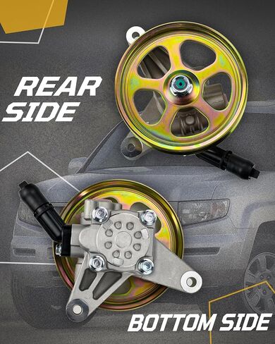 مضخة توجيه كهربائية مع بكرة V6 3.5L متوافقة مع Ridgeline RT RTL RTS RTX LX EX-L DX 2006 2007 2008 2009 2010 2011 21-5193 in Kuwait