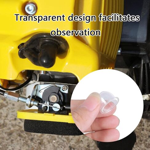 10Pcs Carburetor Primers Bulbs Replacement Transparent Fuels Bulb Bulb Carburetor Garden Maintenance Tool Garden Tool Replacement in Saudi Arabia