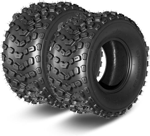 مجموعة من 2 إطارات 22x11-10 ATV UTV، إطارات 22x11x10 لجميع التضاريس، 6PR، بدون أنابيب in Kuwait