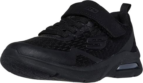 Skechers Boy's Microspec Max - Torvix Sneaker Sneaker, Black/Black, 5 Big Kid in Saudi Arabia