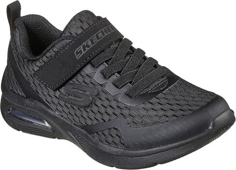 Skechers Boy's Microspec Max - Torvix Sneaker Sneaker, Black/Black, 5 Big Kid in Saudi Arabia