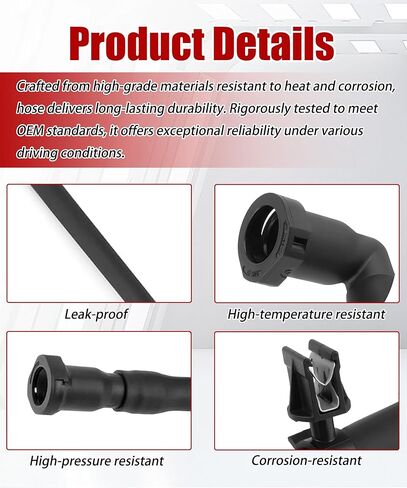 5L3Z-9D289-A Fuel Vapor Vacuum Tube Fits For 2005-2008 Ford F150 Expedition Compatible with Lincoln 2006-2008 Mark-LT Navigator 5.4L V8 Gas Engine Purge Line Hose in Saudi Arabia